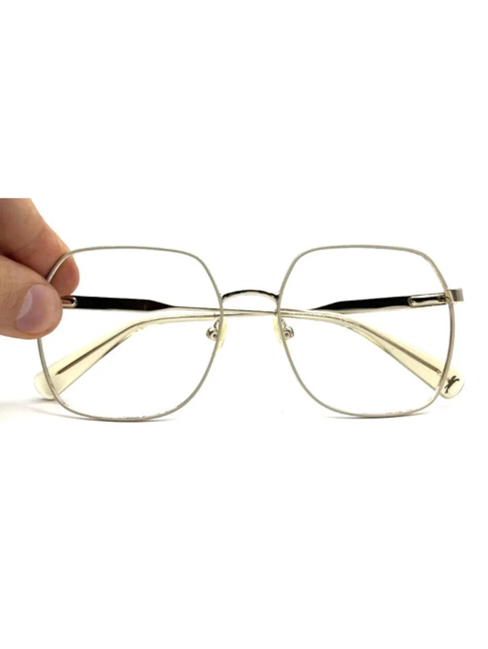 Longchamp LO2148 771 Gold Ivory Square Authentic Eyeglass Frames 55-17-140